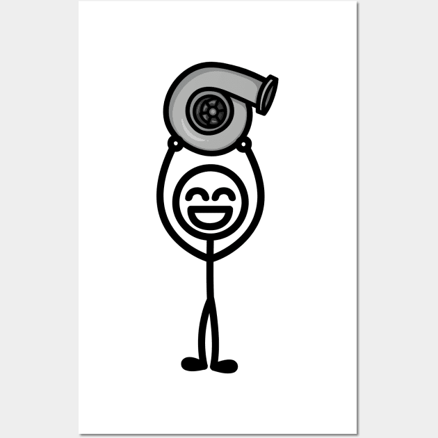 Turbo guy 2.0 Wall Art by hoddynoddy